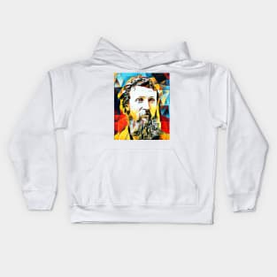 John Muir Abstract Portrait | John Muir Abstract Artwork 15 Kids Hoodie